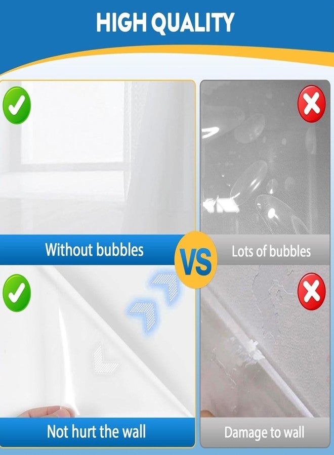 COSMOS STAR Clear Matte Kitchen Wallpaper, Transparent Protective Contact Paper, Removable, Waterproof, Oil Proof, Easy to Clean (Clear Matt, 12x60 inch) - Image 4